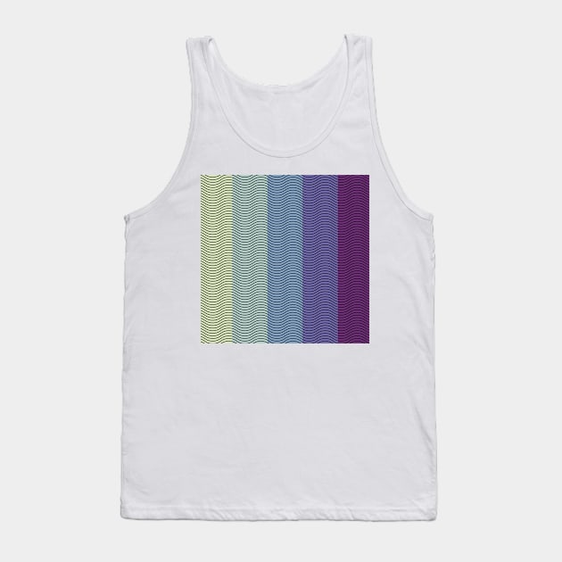 Wave pattern Tank Top by dieEinsteiger